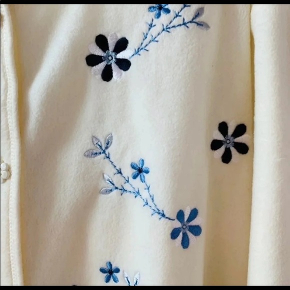 BEAUTIFUL BUTTON DOWN FLEECE JACKET SZ-1X - Picture 4 of 6